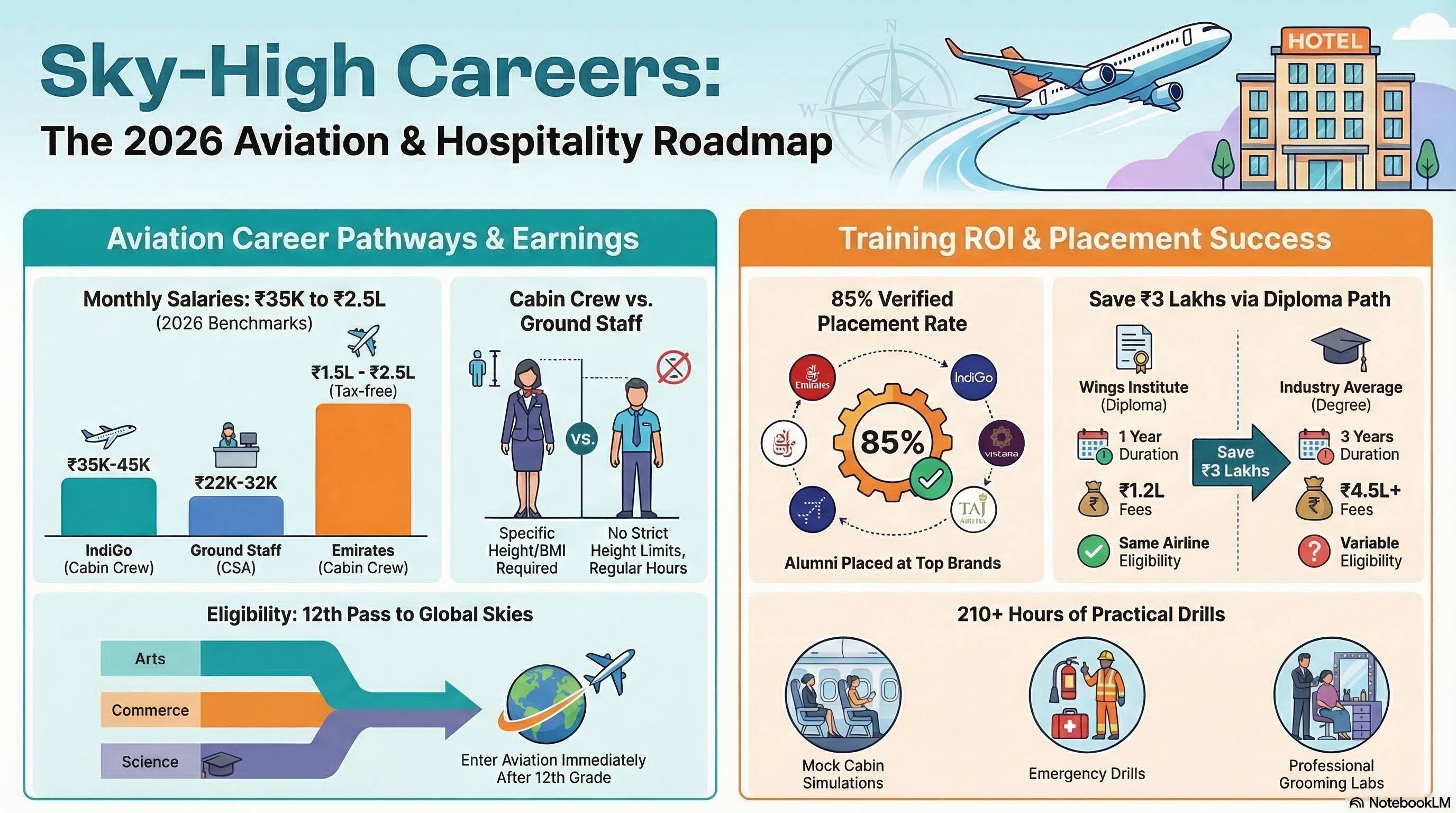 Airport Customer Service Agent Course Details 2026: Syllabus, Duration, Fees & Career Guide - Wings Institute Ground Staff guide